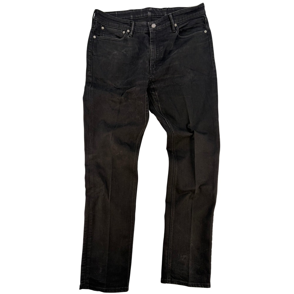 Levi 511 Slim Fit Jeans‎ W38 L32 Black Denim Retro Grunge Streetwear